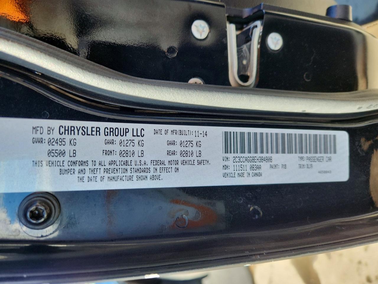 2014 CHRYSLER 300 S photo 12