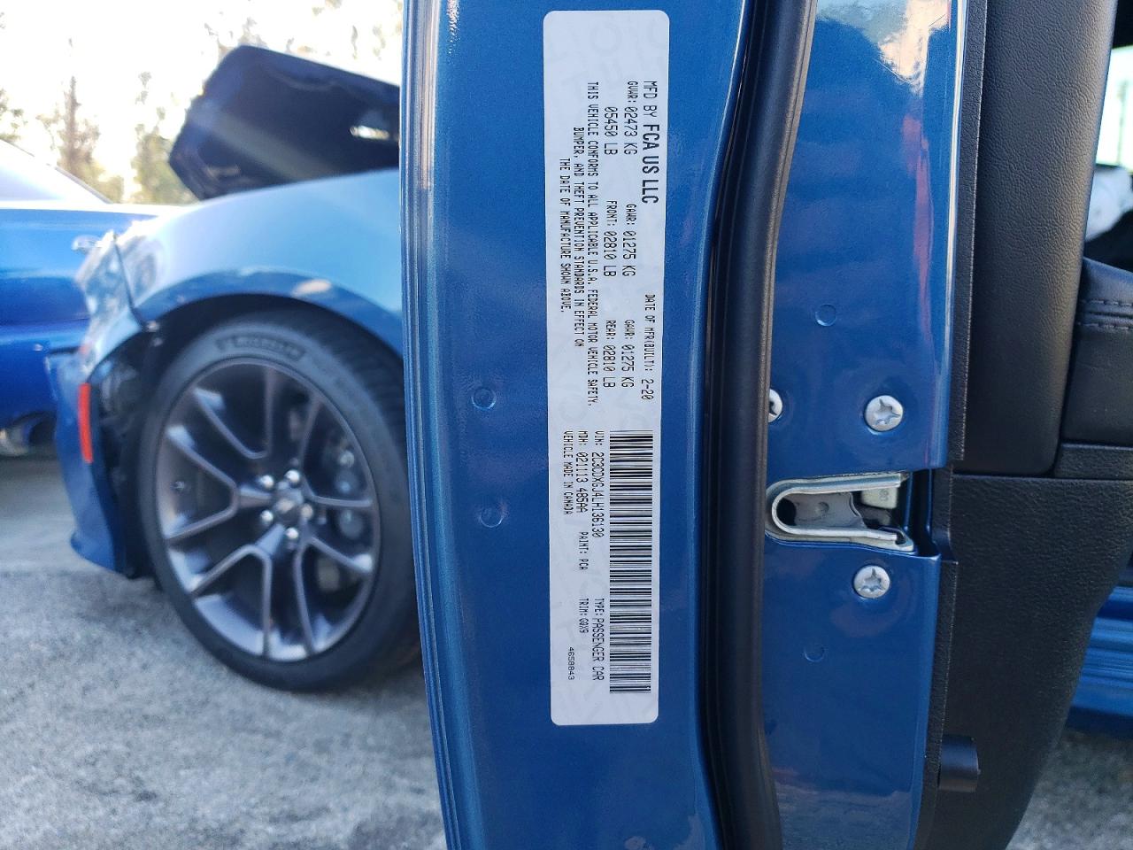 2020 DODGE CHARGER SCAT PACK photo 12