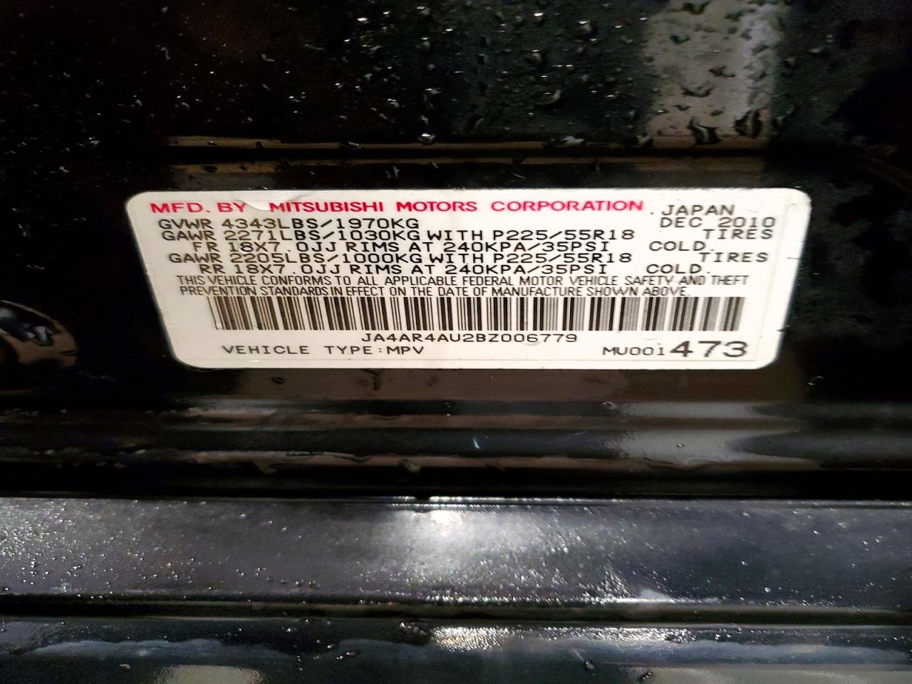 2011 MITSUBISHI OUTLANDER SPORT SE photo 13