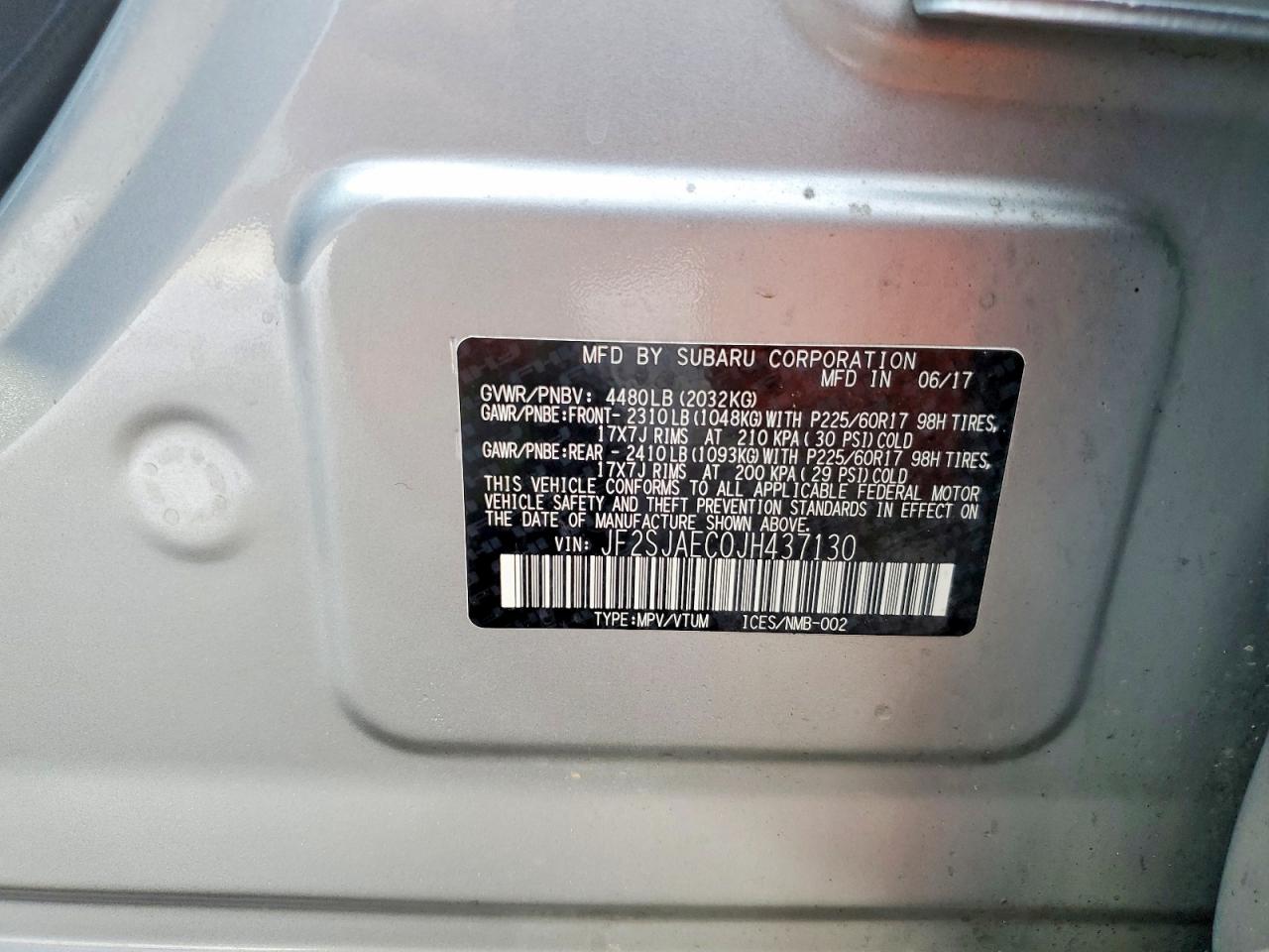 2018 SUBARU FORESTER 2.5I PREMIUM photo 13
