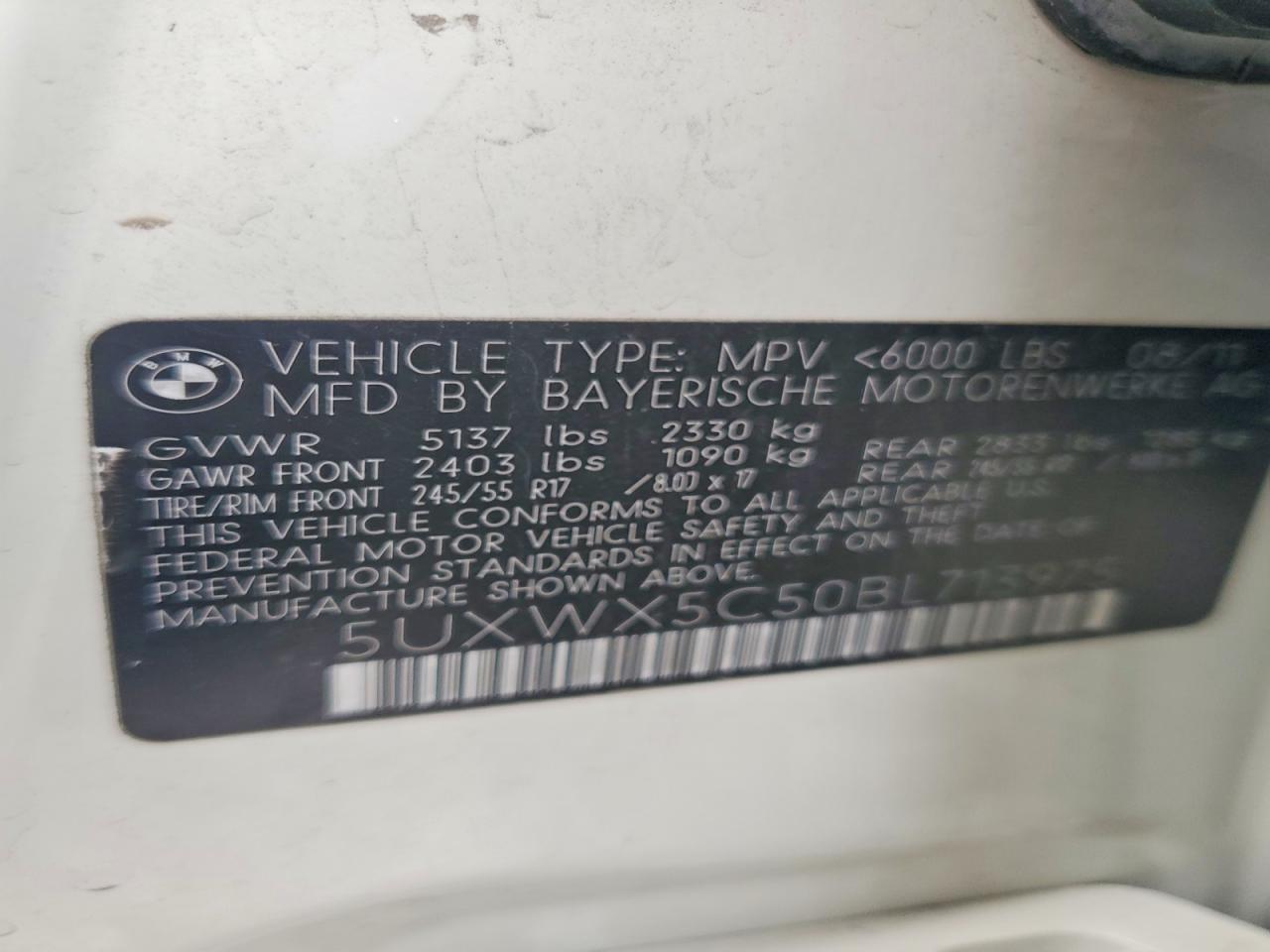 2011 BMW X3 XDRIVE28I photo 25
