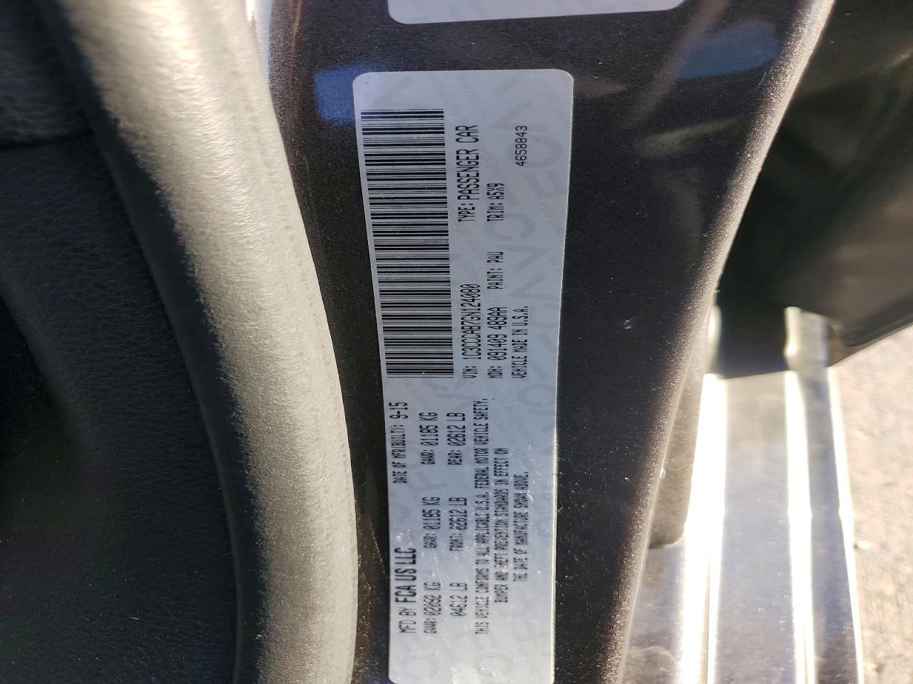 2016 CHRYSLER 200 LIMITED photo 23