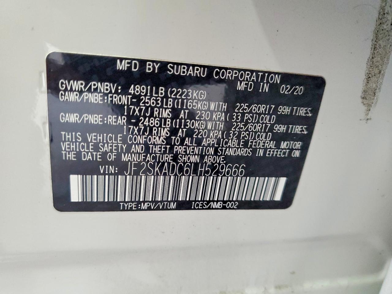 2020 SUBARU FORESTER photo 13