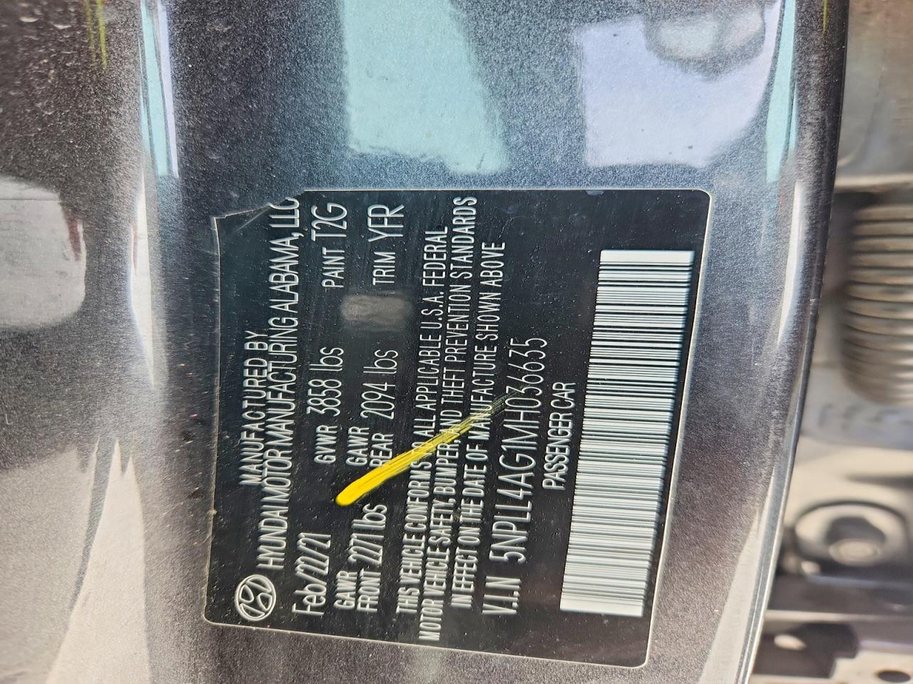2021 HYUNDAI ELANTRA SE photo 23