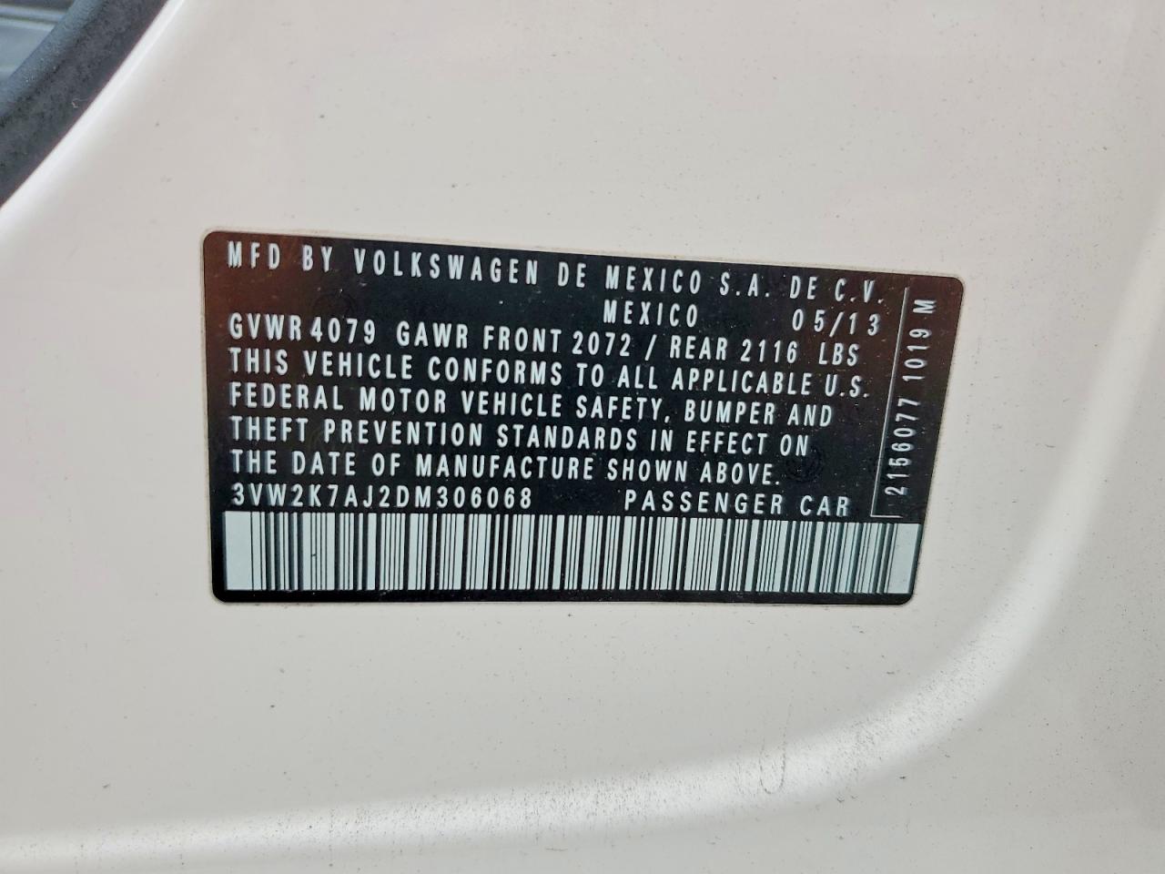 2013 VOLKSWAGEN JETTA BASE photo 23