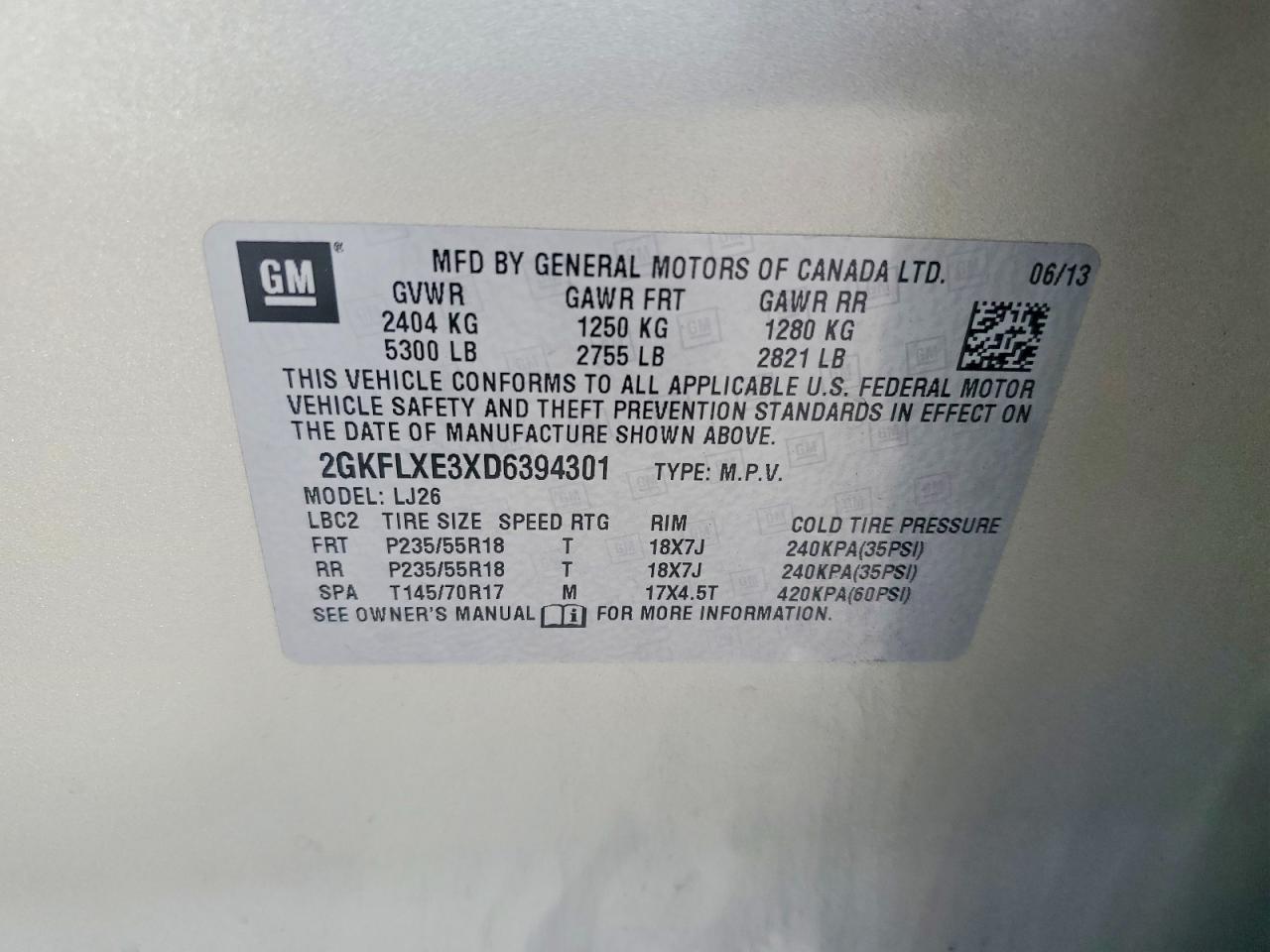 2013 GMC TERRAIN SLT photo 37