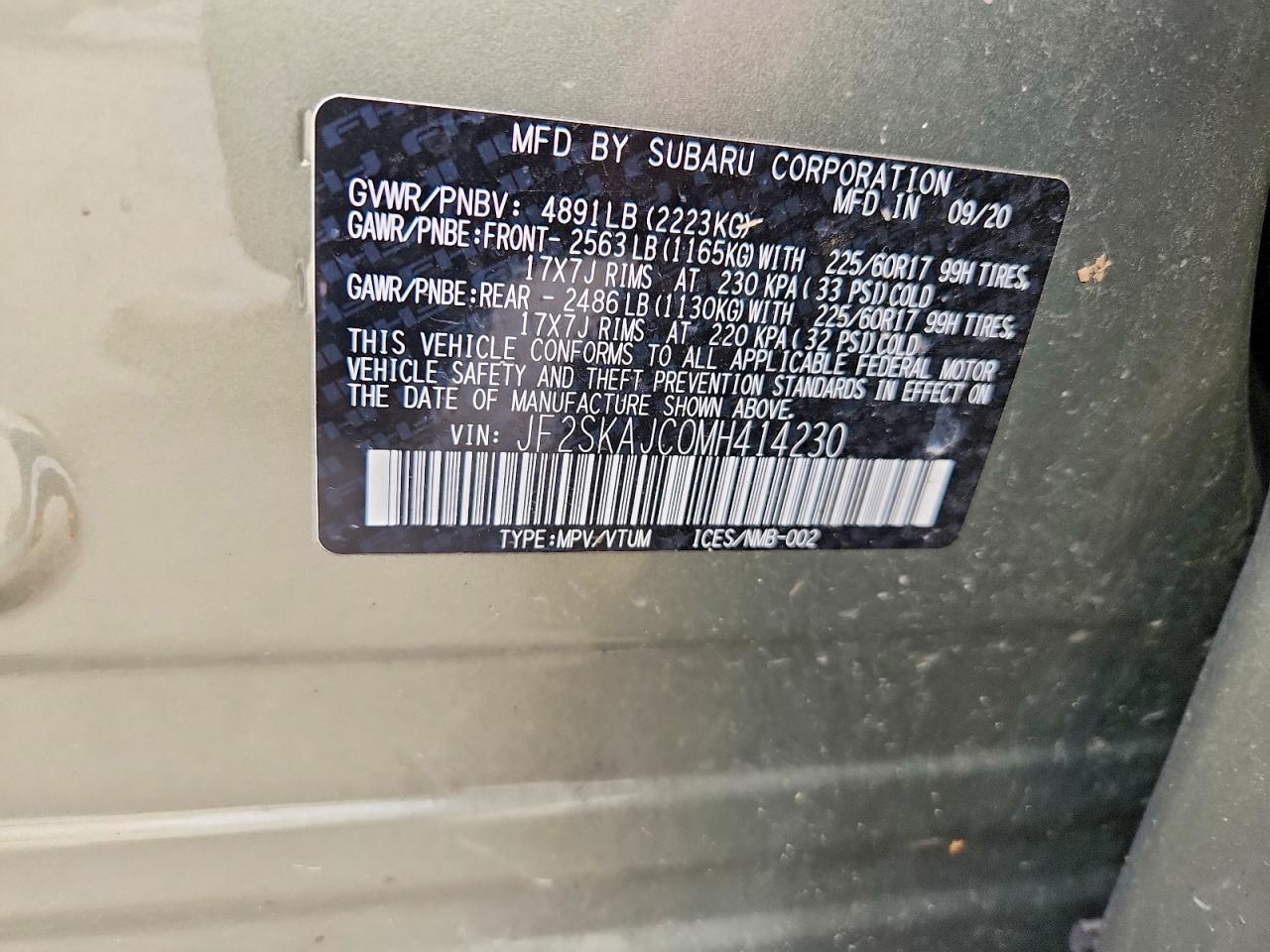 2021 SUBARU FORESTER PREMIUM photo 14
