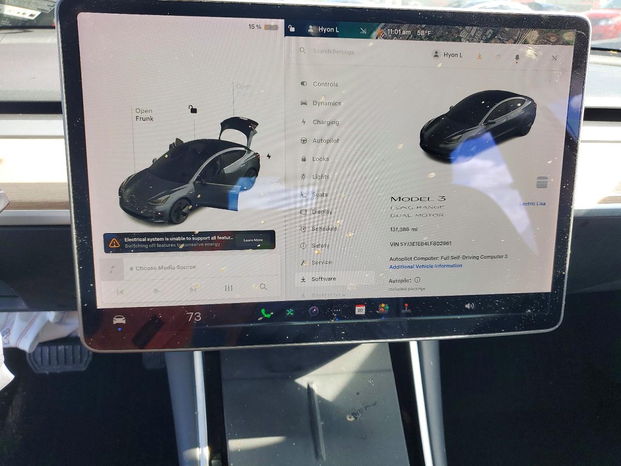 2020 TESLA MODEL 3 photo 9