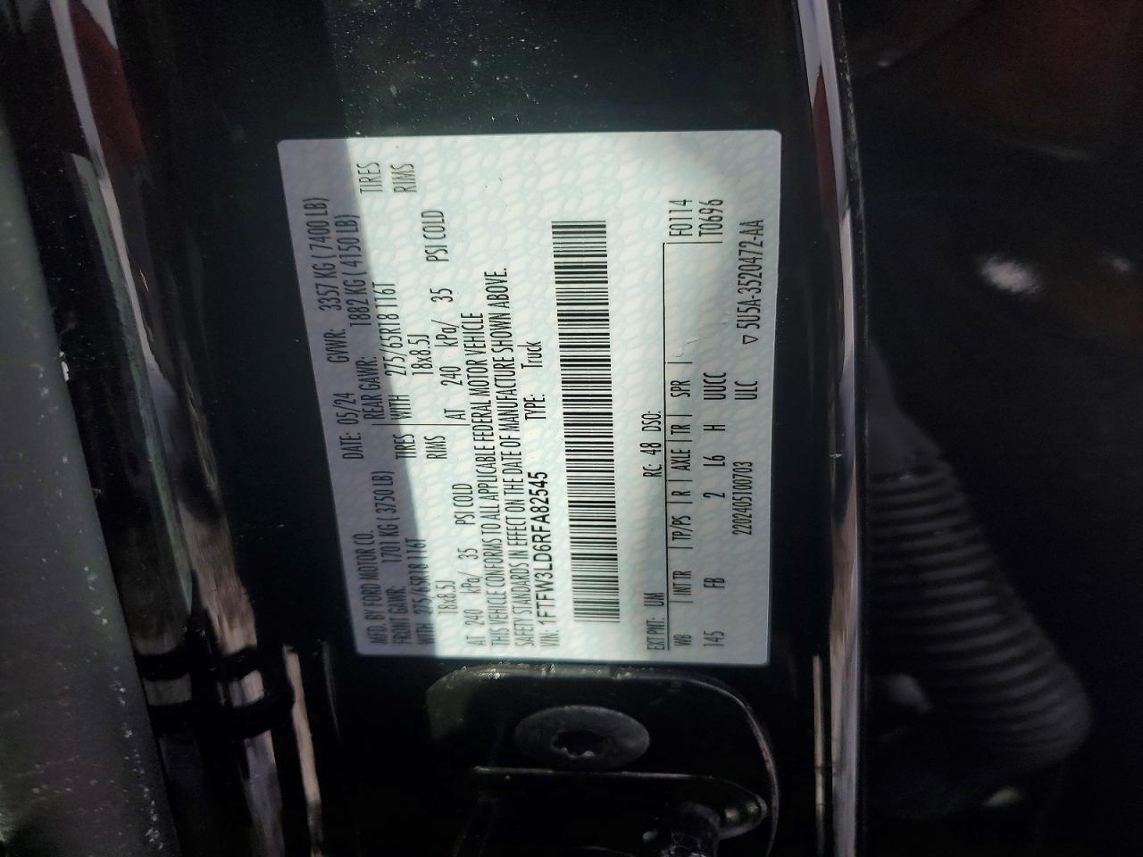 2024 FORD F150 XLT photo 12