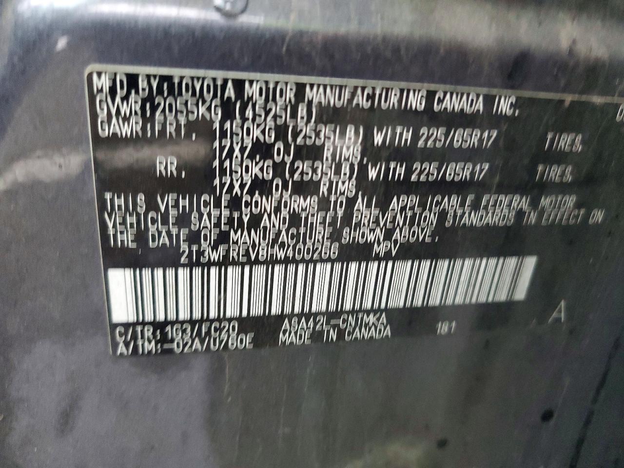 2017 TOYOTA RAV4 XLE photo 13