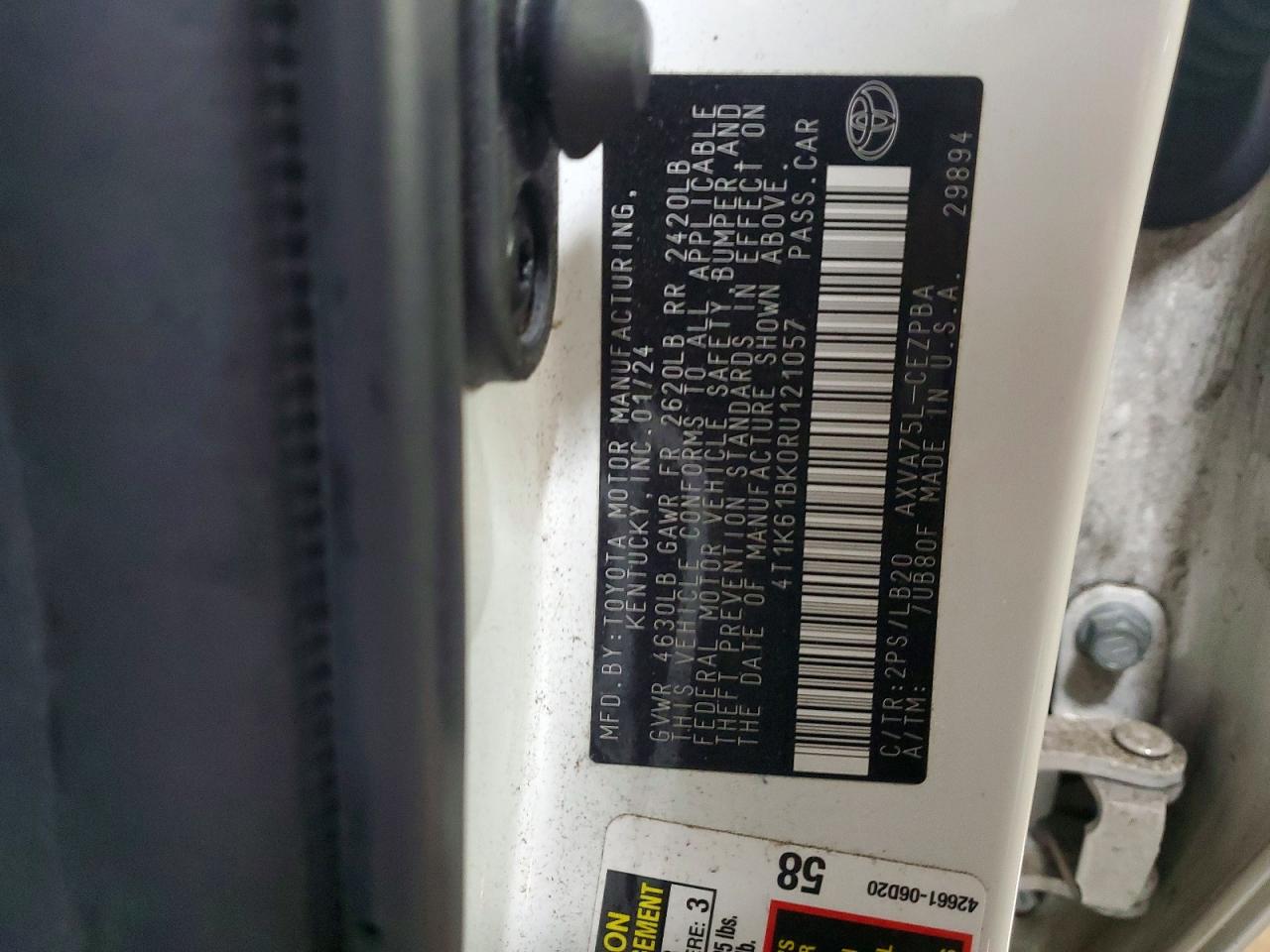 2024 TOYOTA CAMRY XSE photo 25