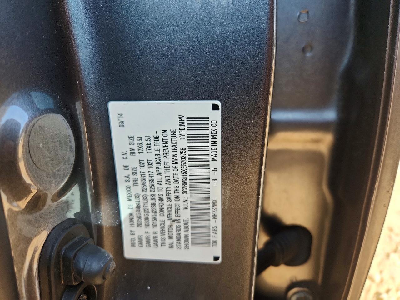 2014 HONDA CR-V EX photo 23