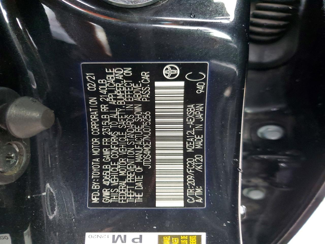2021 TOYOTA COROLLA SE photo 34