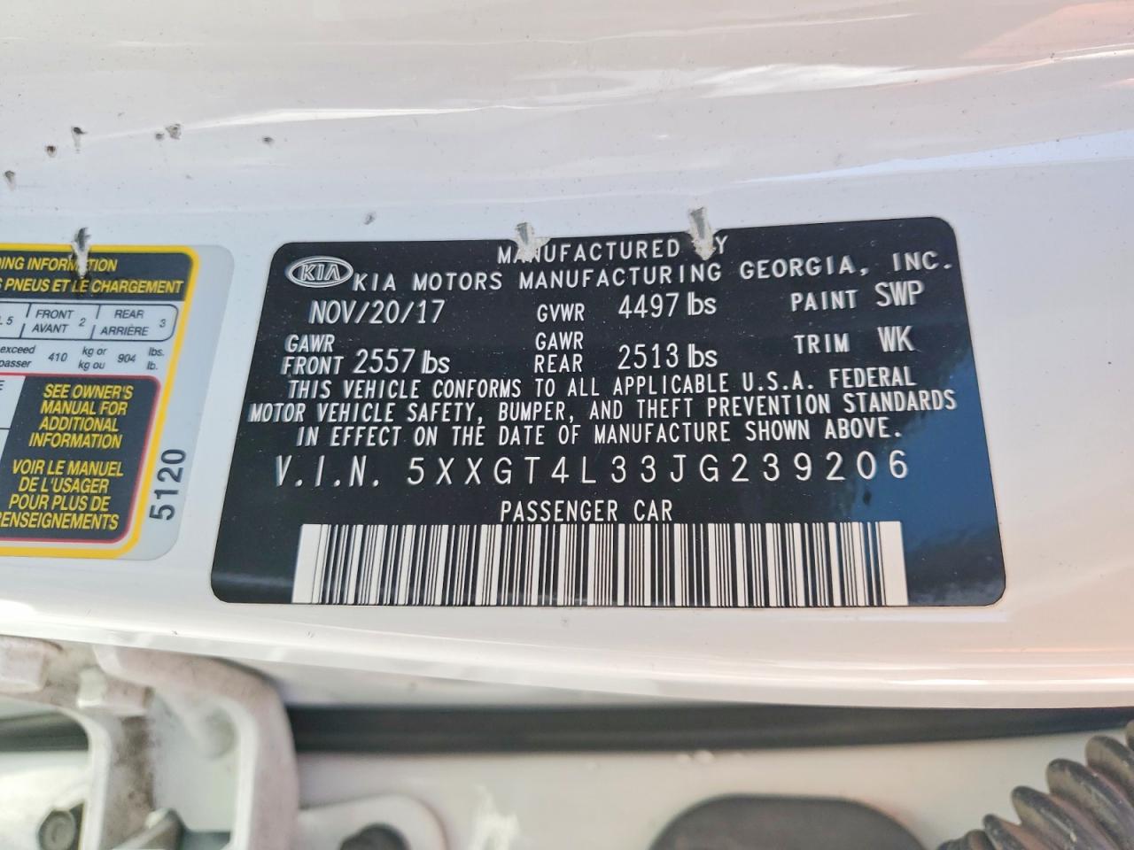 2018 KIA OPTIMA LX photo 23