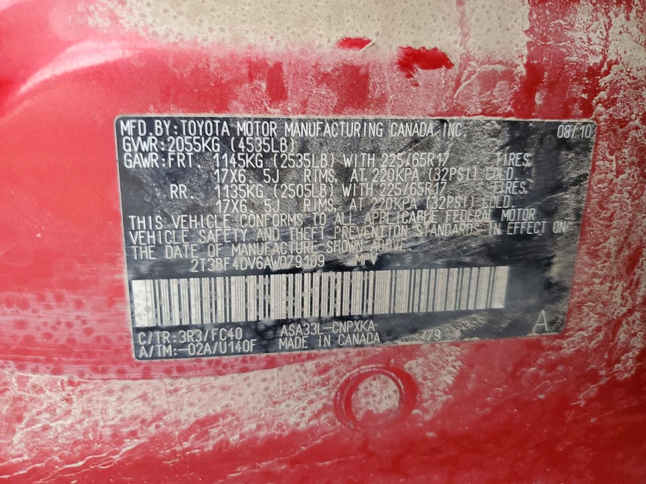 2010 TOYOTA RAV4 BASE photo 25