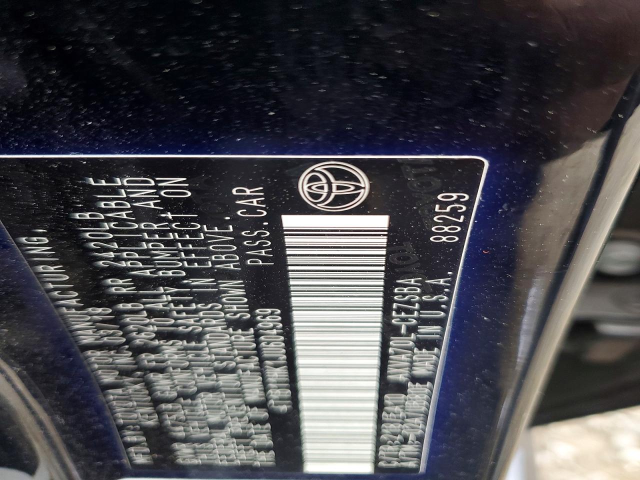 2018 TOYOTA CAMRY photo 12