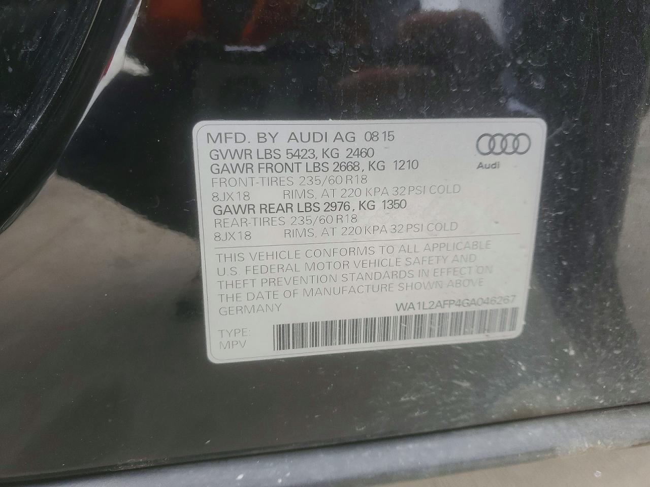 2016 AUDI Q5 PREMIUM PLUS photo 25