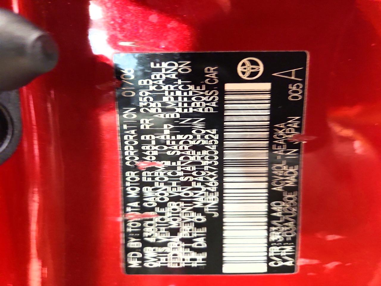 2007 TOYOTA CAMRY XLE photo 25