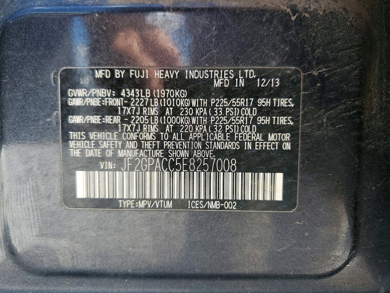2014 SUBARU XV CROSSTREK 2.0 PREMIUM photo 27