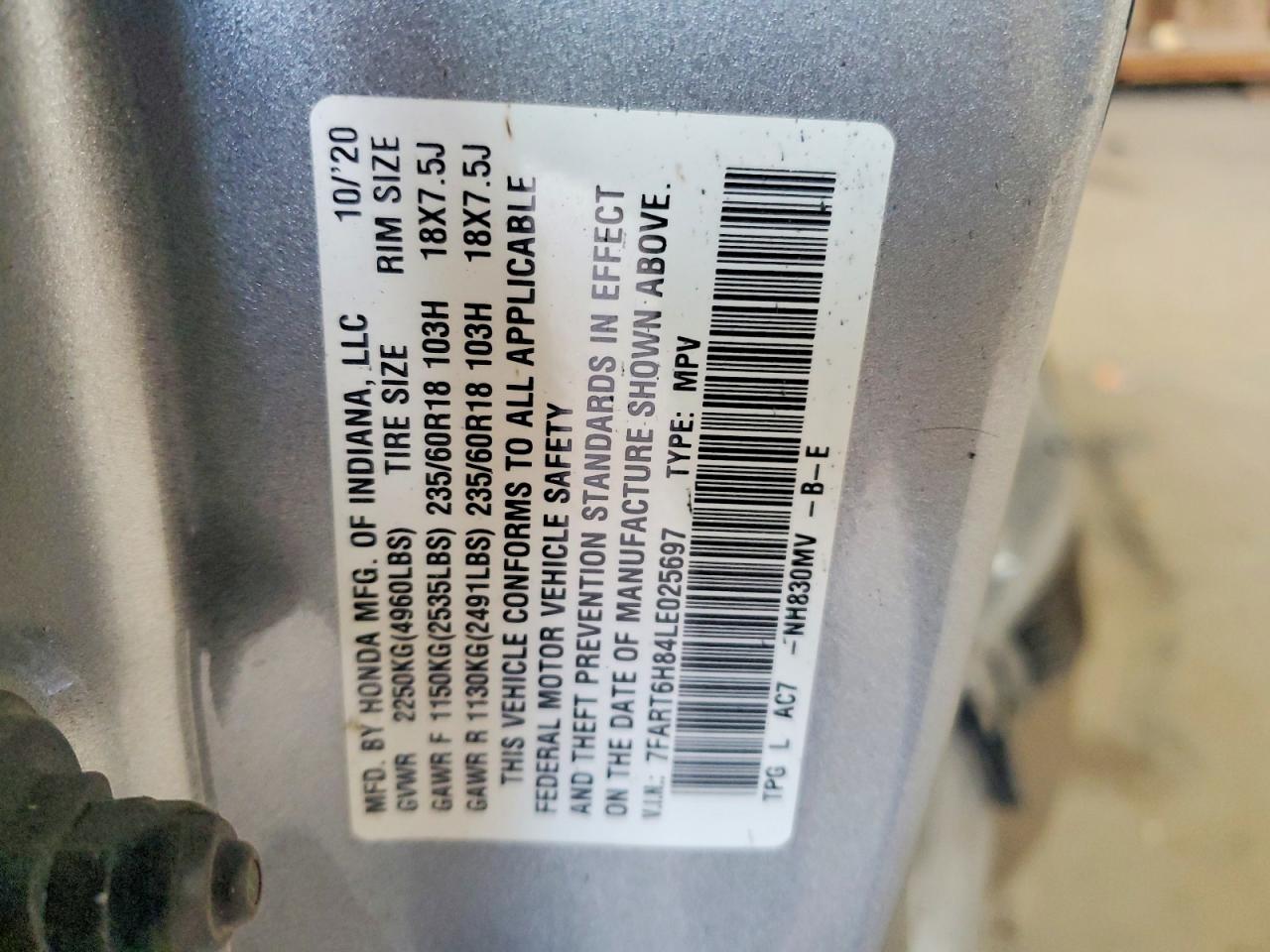 2020 HONDA CR-V EXL photo 49