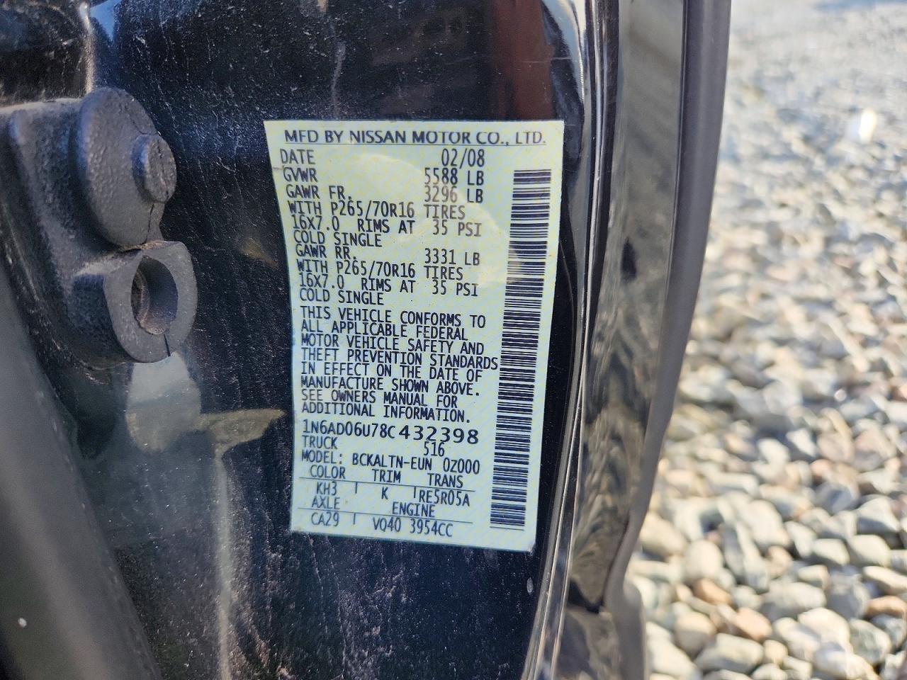 2008 NISSAN FRONTIER KING CAB LE photo 23
