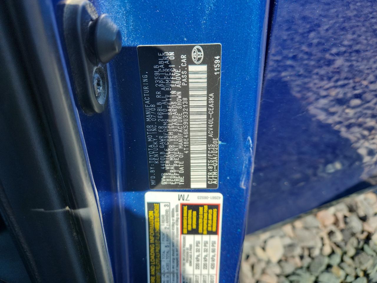 2009 TOYOTA CAMRY BASE photo 34
