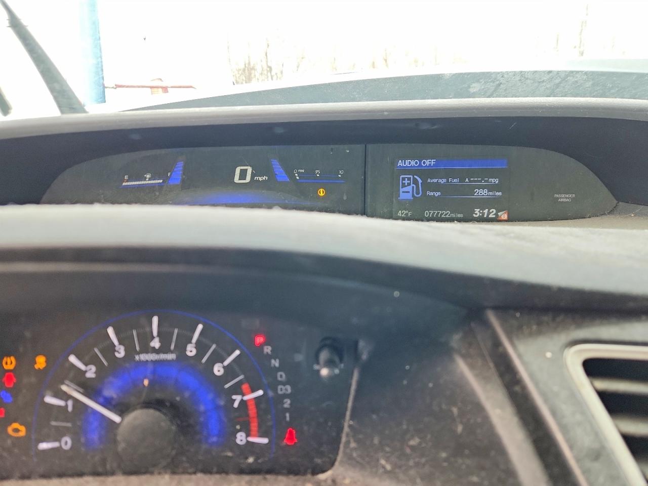 2013 HONDA CIVIC HF photo 9