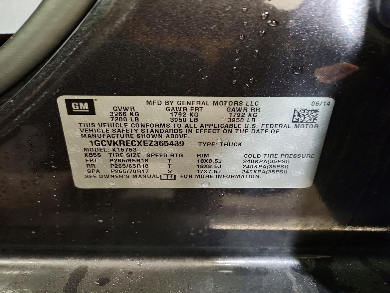 2014 CHEVROLET SILVERADO K1500 LT photo 12