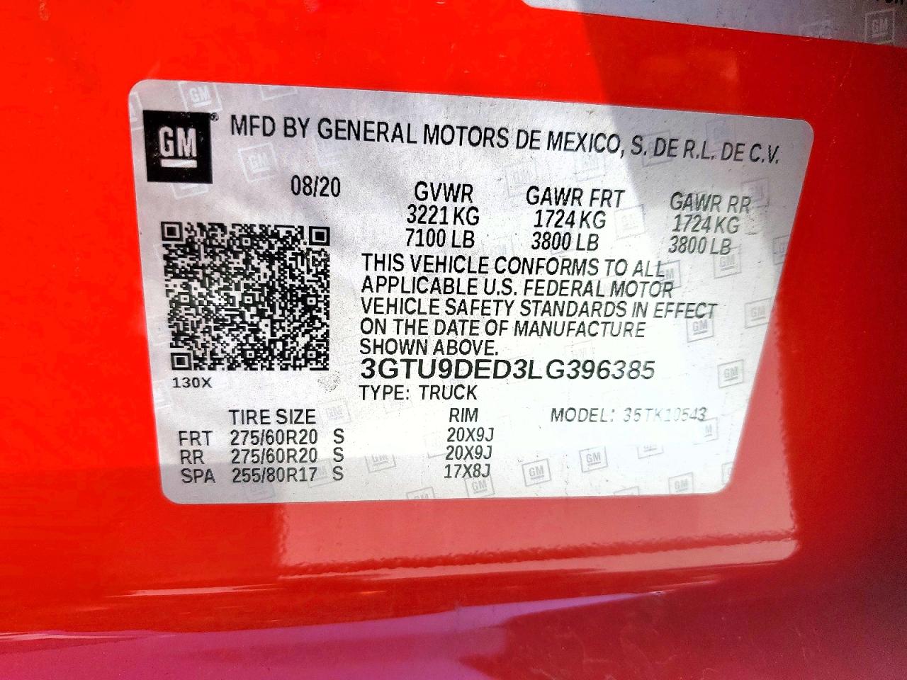 2020 GMC SIERRA K1500 SLT photo 34
