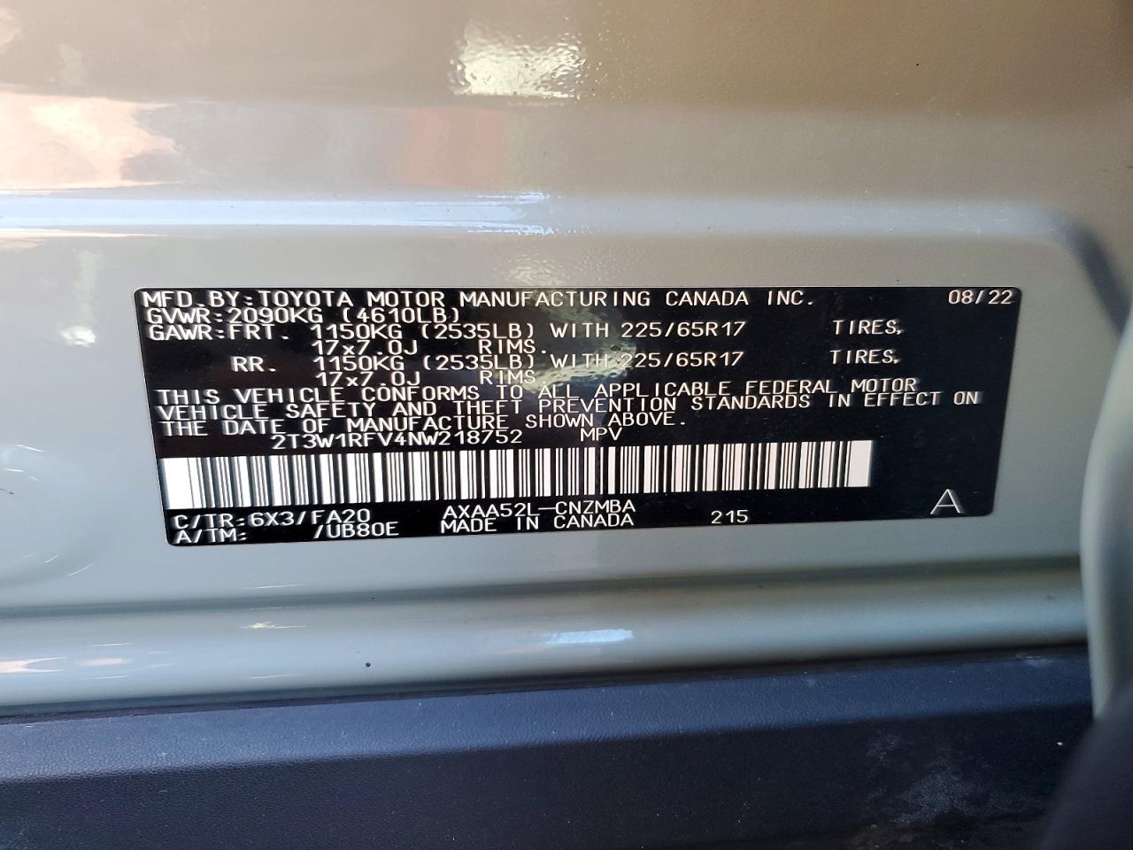 2022 TOYOTA RAV4 XLE photo 23