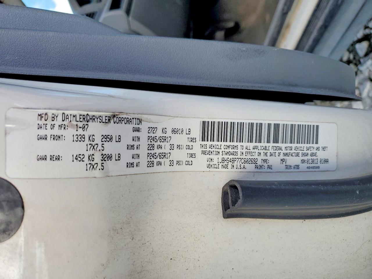 2007 JEEP GRAND CHEROKEE LAREDO photo 25