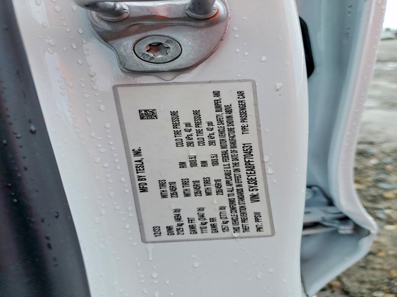 2023 TESLA MODEL 3 photo 12