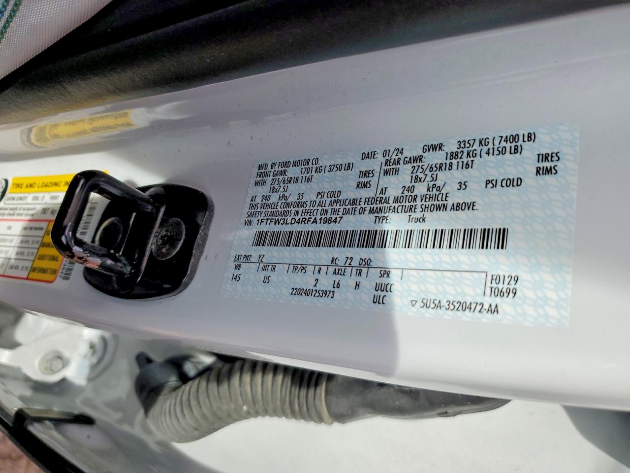 2024 FORD F150 XLT photo 23