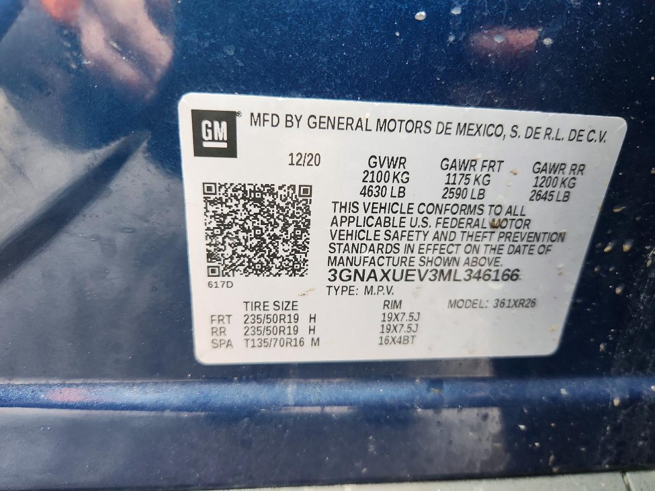 2021 CHEVROLET EQUINOX LT photo 13