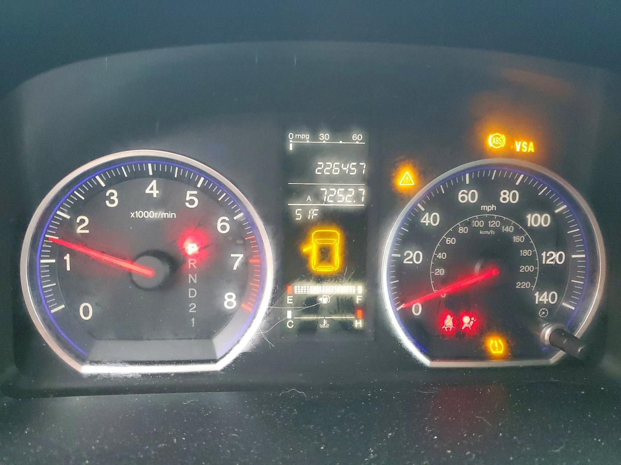 2009 HONDA CR-V EXL photo 9