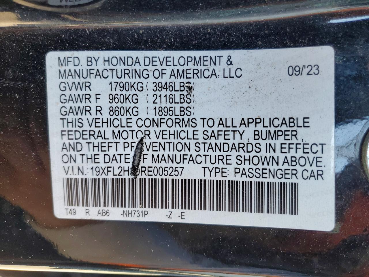 2024 HONDA CIVIC SPORT photo 12