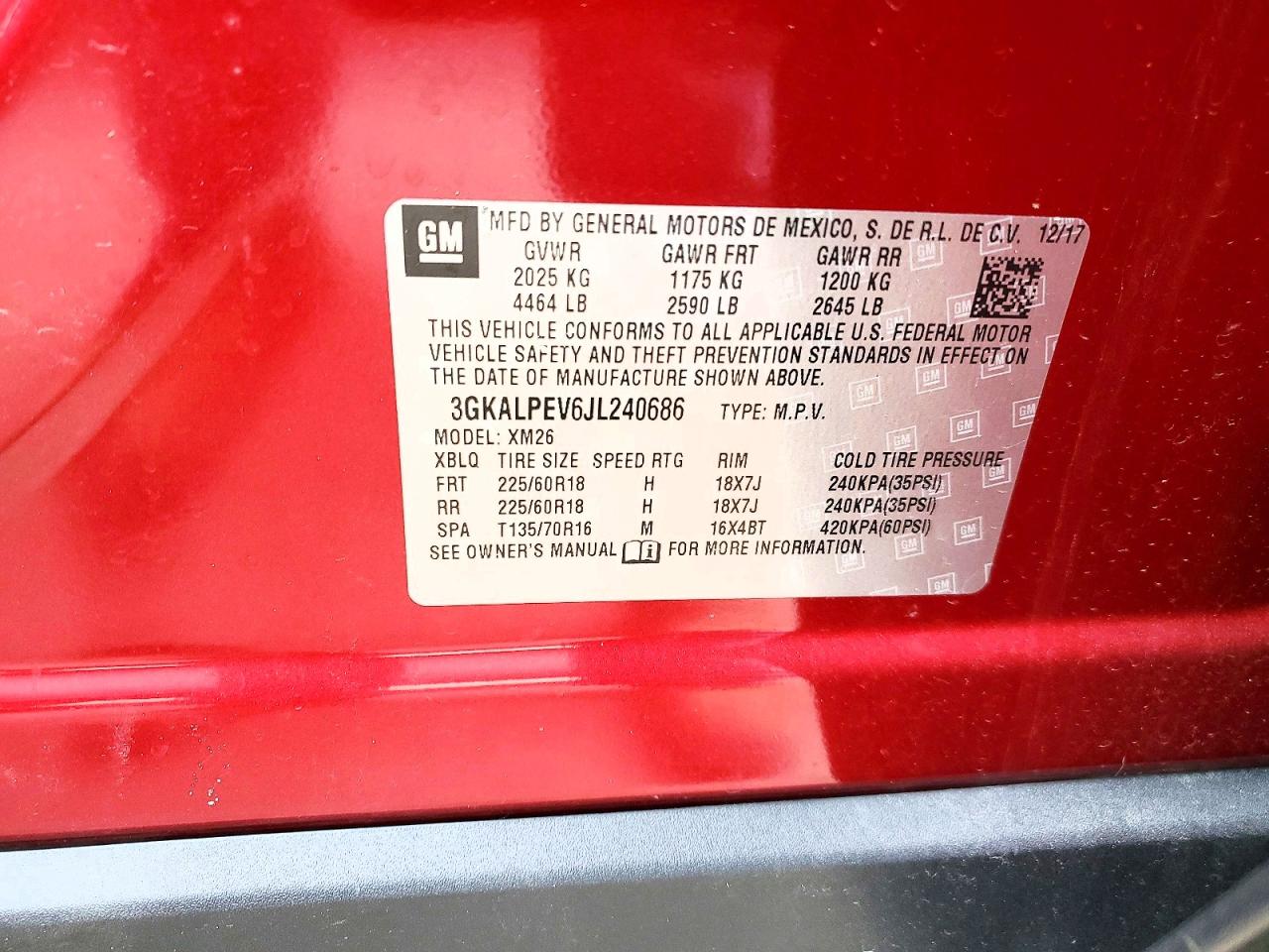 2018 GMC TERRAIN SLT photo 14
