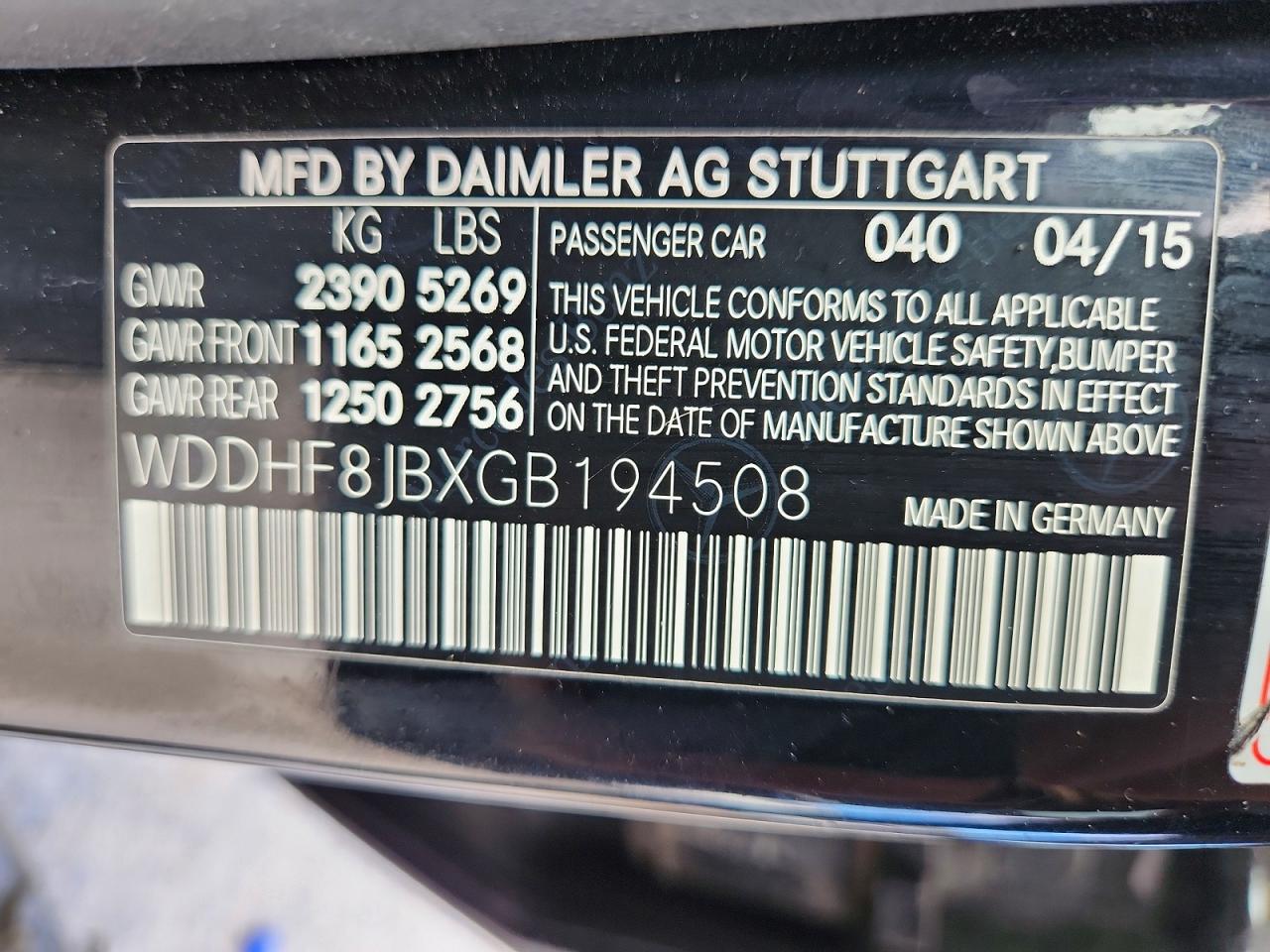 2016 MERCEDES-BENZ E 350 4MATIC photo 12