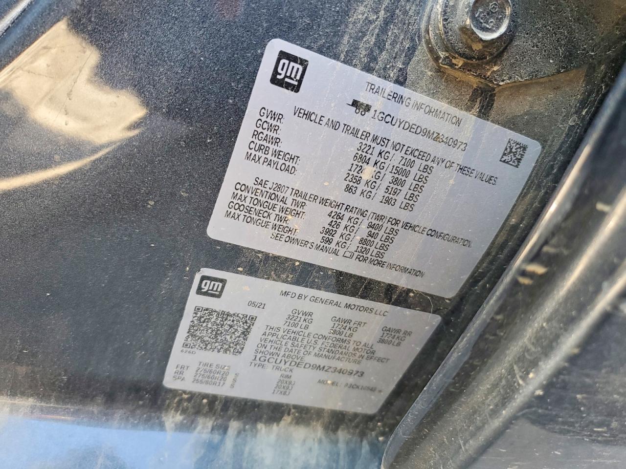 2021 CHEVROLET SILVERADO K1500 LT photo 34