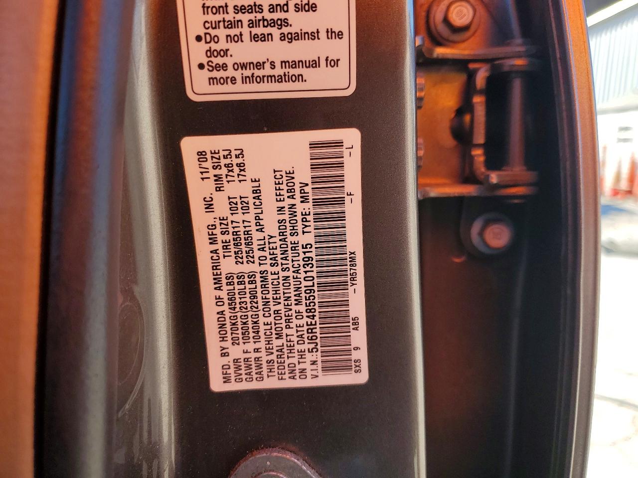 2009 HONDA CR-V EX photo 13
