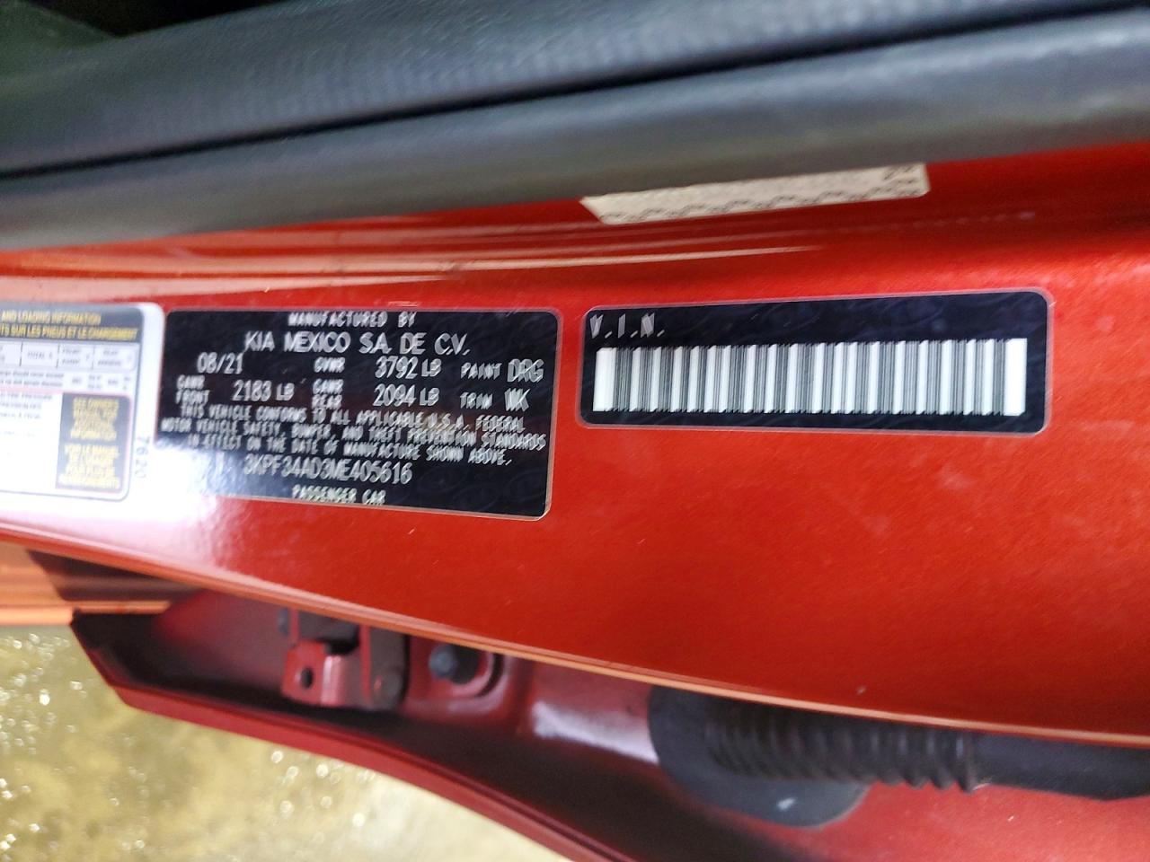 2021 KIA FORTE GT LINE photo 12