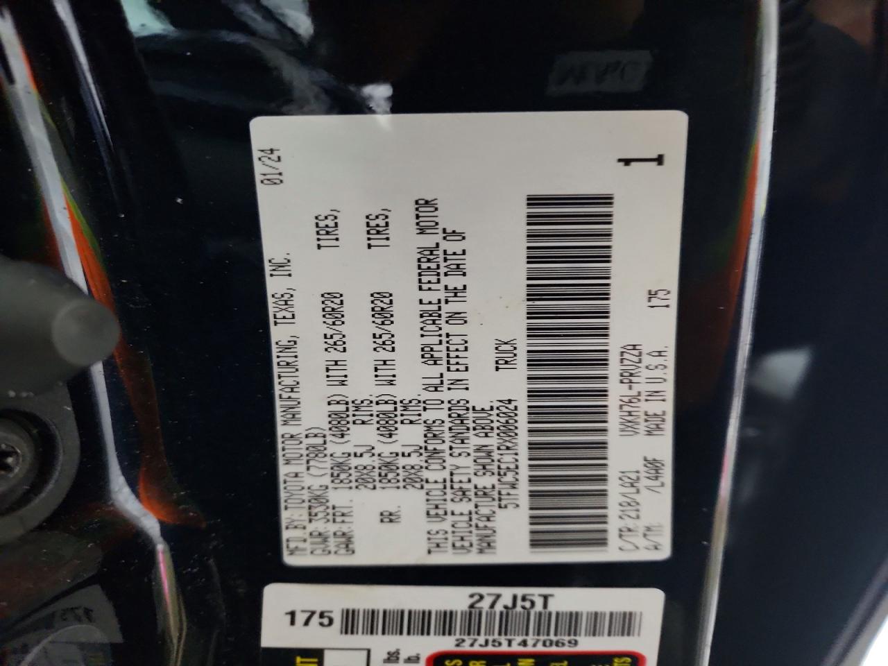 2024 TOYOTA TUNDRA photo 12