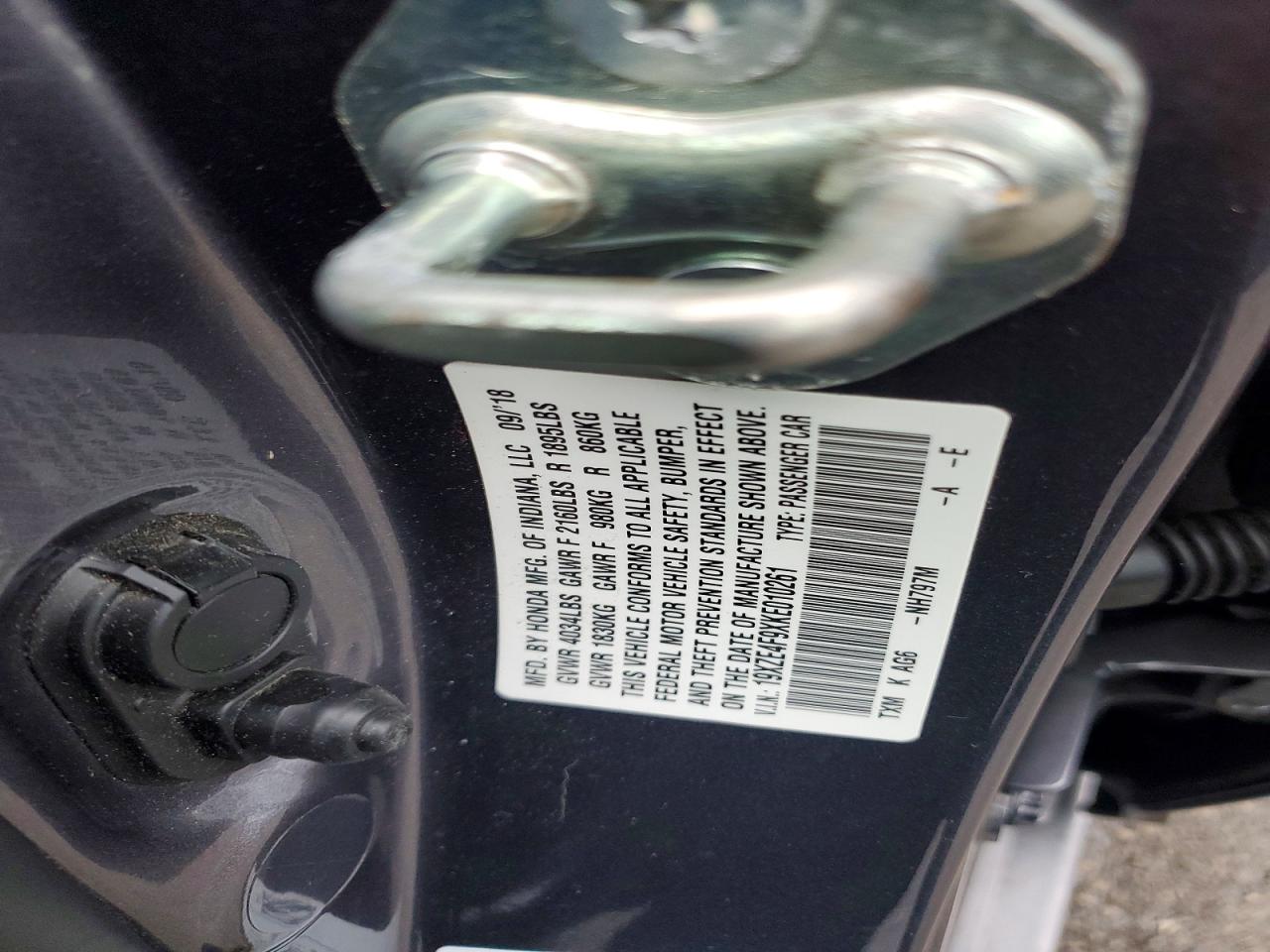 2019 HONDA INSIGHT TOURING photo 23