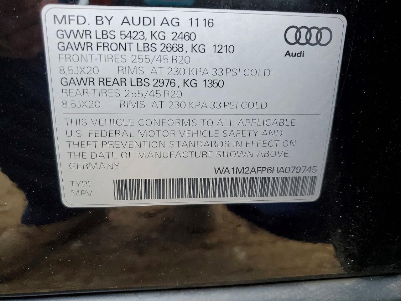 2017 AUDI Q5 PREMIUM PLUS photo 25