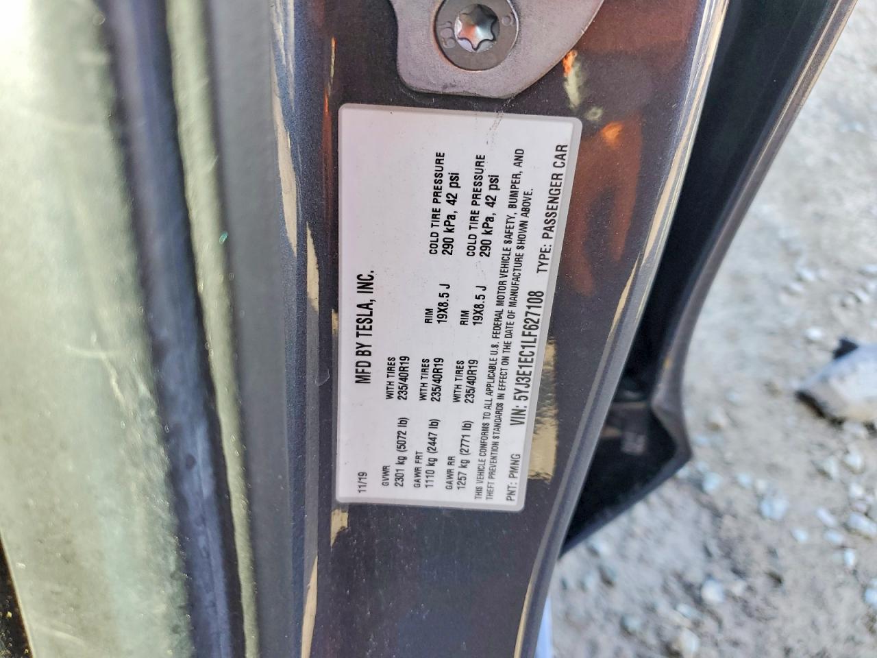2020 TESLA MODEL 3 photo 23