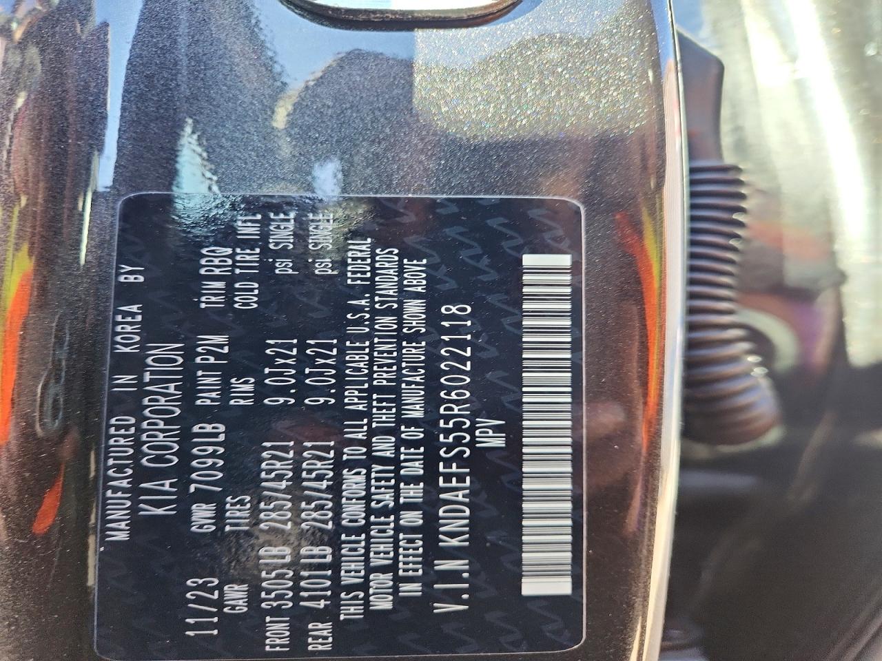 2024 KIA EV9 GT LINE photo 25
