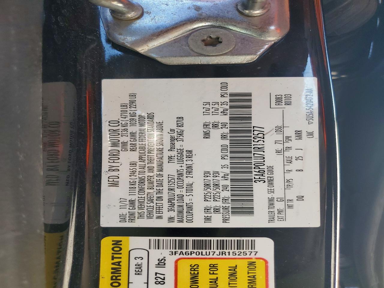 2018 FORD FUSION SE HYBRID photo 23
