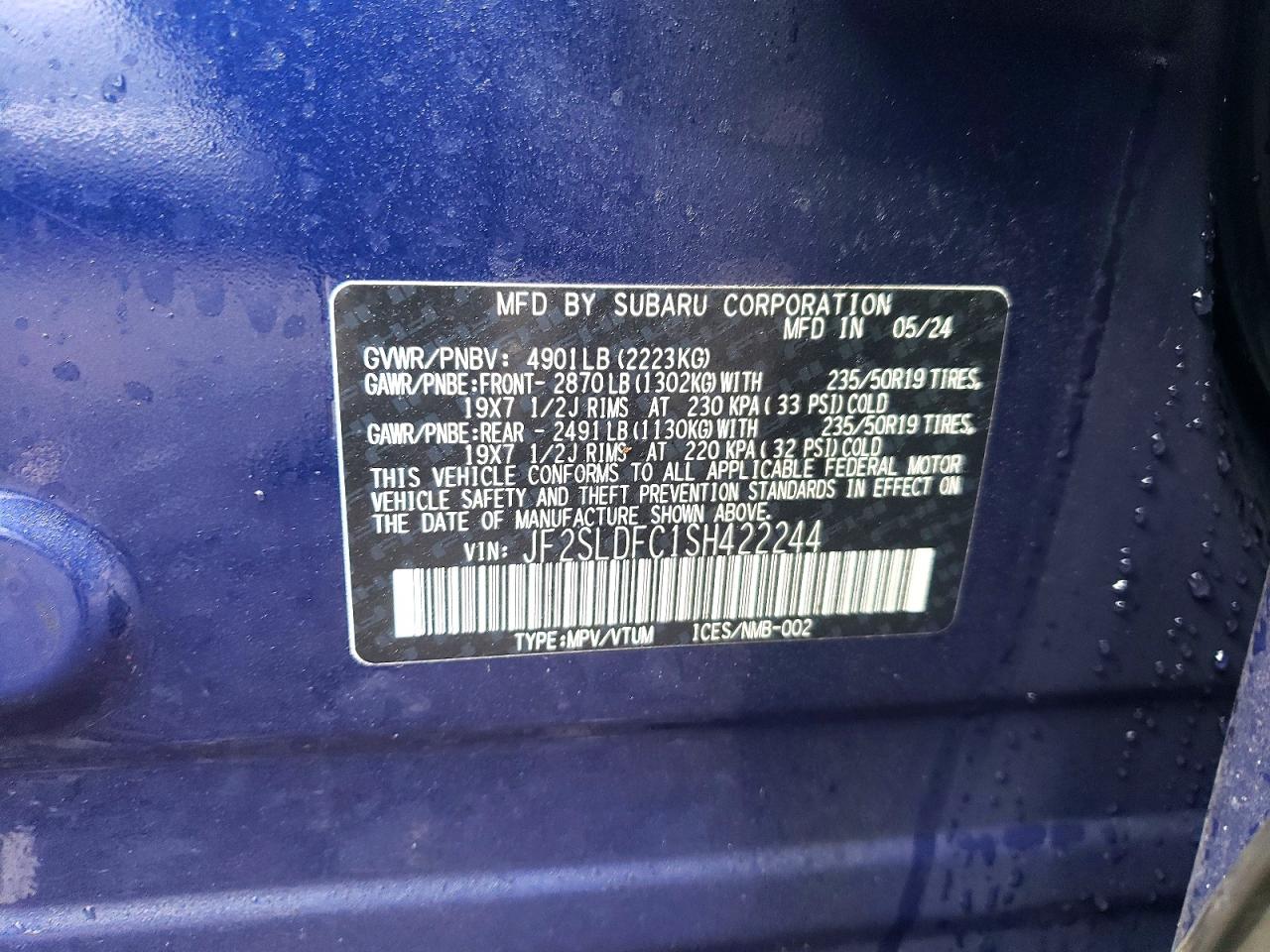 2025 SUBARU FORESTER SPORT photo 40