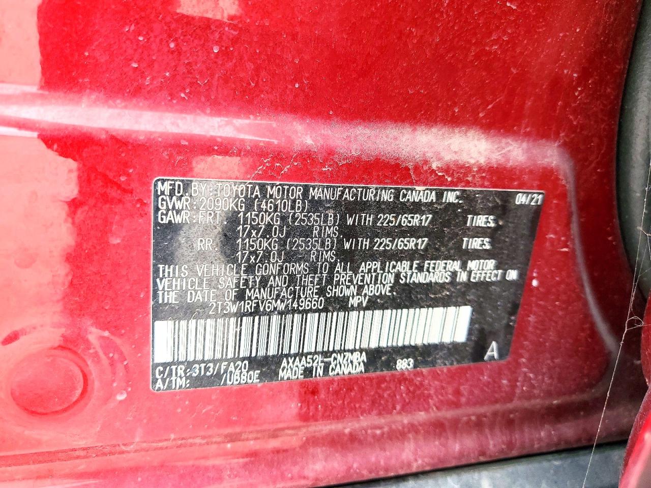 2021 TOYOTA RAV4 XLE photo 23
