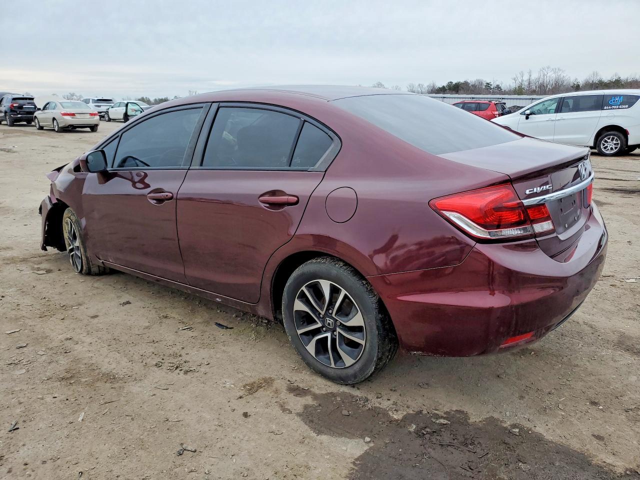 2015 HONDA CIVIC EX photo 2